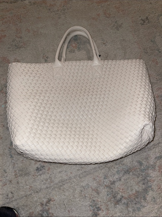 Urban Expressions Handbags - Urban Expressions Cream Woven Tote from the Impeccable Pig